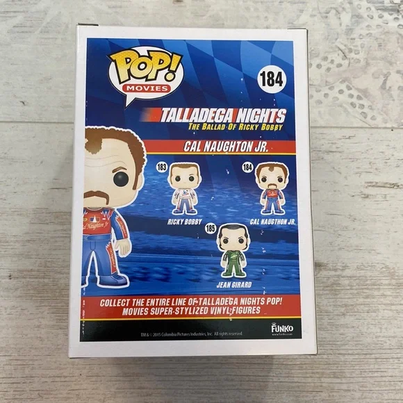 Funko Pop Cal Naughton Jr #184 Talladega Nights Ricky Bobby Figure - Picture 5 of 8